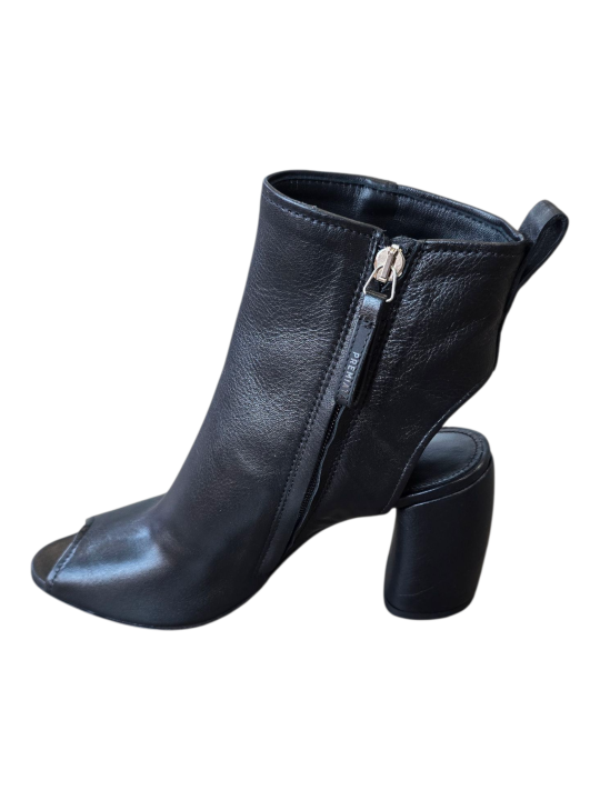 BOOTS AJOUREES NOIR TALON INCURVE M7379 PREMIATA FEMME Strasbourg shoes boutique int