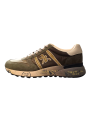 BASKETS LANDER NYLON SUEDE VERT LOGO VERT SPOILER BLANC 8009 PREMIATA HOMME Strasbourg boutique