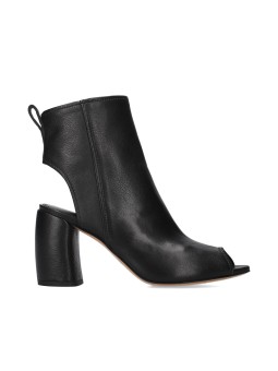 BOOTS AJOUREES NOIR TALON INCURVE M7379 PREMIATA FEMME Strasbourg shoes boutique one