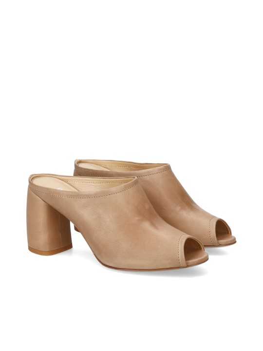 SABOTS OUVERT AVANT TALON INCURVE TAUPE M7376 PREMIATA FEMME boutique Strasbourg duo2