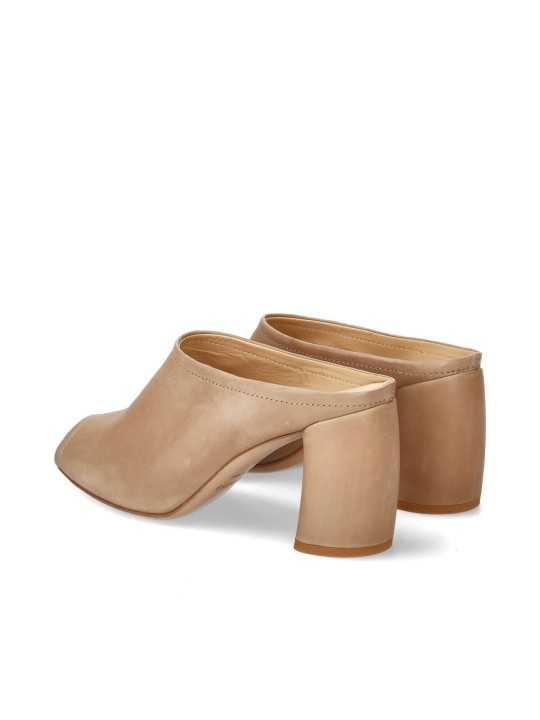SABOTS OUVERT AVANT TALON INCURVE TAUPE M7376 PREMIATA FEMME boutique Strasbourg côté