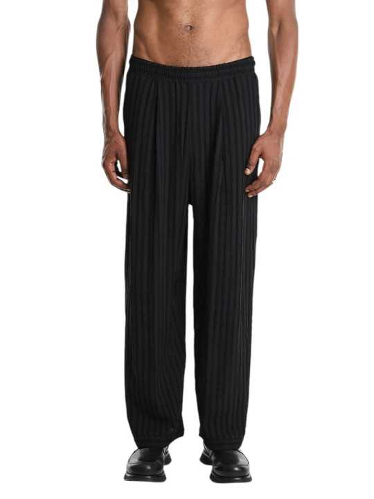 PANTALON VISCOSE COTON FLUIDE NOIR 3P M1276 LA HAINE INSIDE US HOMME boutique face