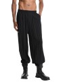 PANTALON VISCOSE COTON FLUIDE NOIR 3P M1276 LA HAINE INSIDE US HOMME boutique profil