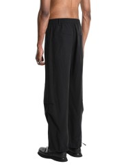 PANTALON CONFORT TENCEL LIN NOIR 3G M1250 LA HAINE INSIDE US HOMME boutique dos