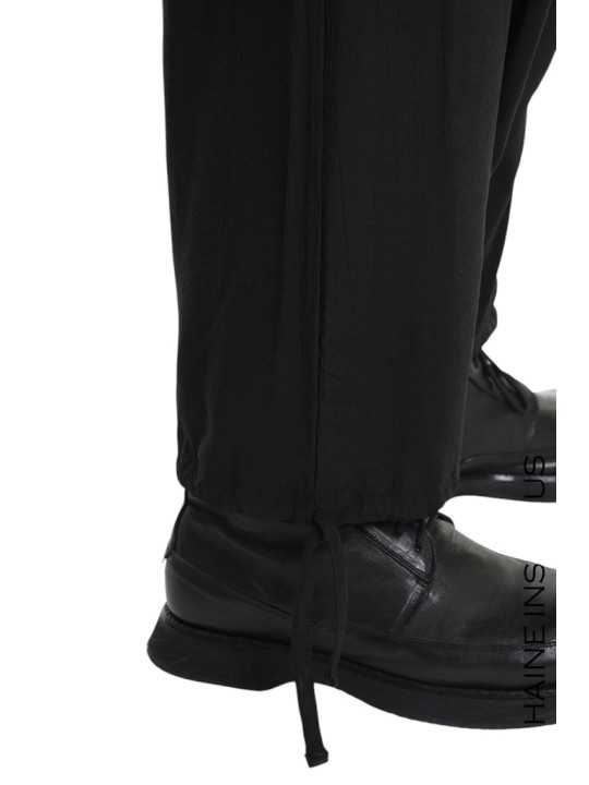 PANTALON VISCOSE GAUFREE UNISEXE NOIR 3M M1244 LA HAINE INSIDE US HOMME shop online bas