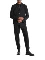 VESTE COMFORT ASYMMETRIC FLUID STRETCH NOIR 3R M1232 LA HAINE INSIDE US HOMME shop online vue2