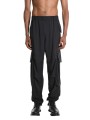 PANTALON MULTIPOCHES NYLON STRETCH NOIR 3Z M1213 LA HAINE INSIDE US HOMME shop online one