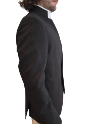 VESTE NOIR COL DOUBLE COREEN U2091 BR A5617 80 UNGARO HOMME boutique vêtement profil