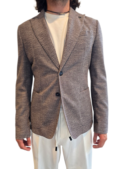 VESTE JERSEY COTON PARME CHINE POCHES PLAQUEES U2019AJ G5671 47 UNGARO HOMME vêtement one