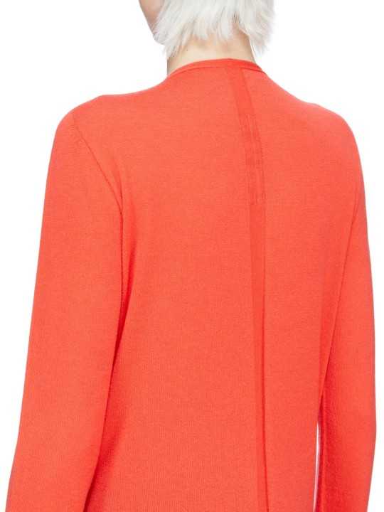 PULL V CORAIL CACHEMIRE V NECK PULL RICK OWENS FEMME RP01F 6623 WS 83 DESIGNER AVANT-GARDE CREATEUR STRASBOURG dos 2