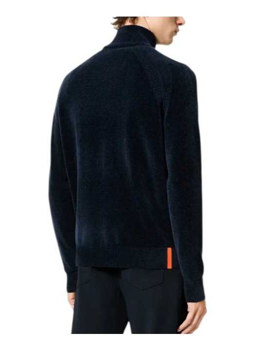 Gilet zippé blue black RRD Roberto Ricci Designs Homme 25134 60 boutique shop online mode Strasbourg vêtement dos