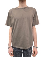 TSHIRT COTON DROIT BRAD DUST RICK OWENS HOMME RU01F 2232 JA 34 FASHION MODE DESIGNER AVANT-GARDE STRASBOURG one