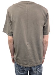 TSHIRT COTON DROIT BRAD DUST RICK OWENS HOMME RU01F 2232 JA 34 FASHION MODE DESIGNER AVANT-GARDE STRASBOURG dos