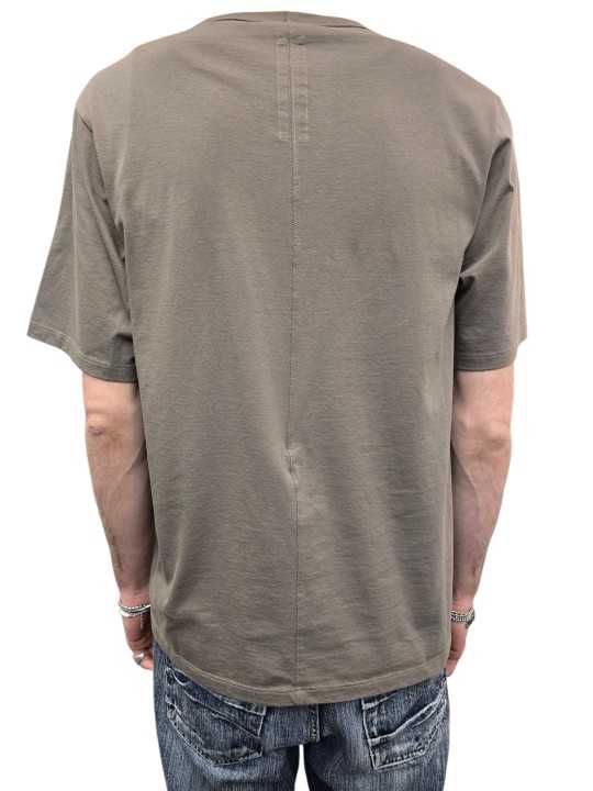 TSHIRT COTON DROIT BRAD DUST RICK OWENS HOMME RU01F 2232 JA 34 FASHION MODE DESIGNER AVANT-GARDE STRASBOURG dos