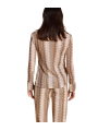 CHEMISE ELAISA JERSEY GRAPHIC MISSONI ROSE CHOCO MT681 057 MASONS FEMME VËTEMENT Strasbourg boutique dos