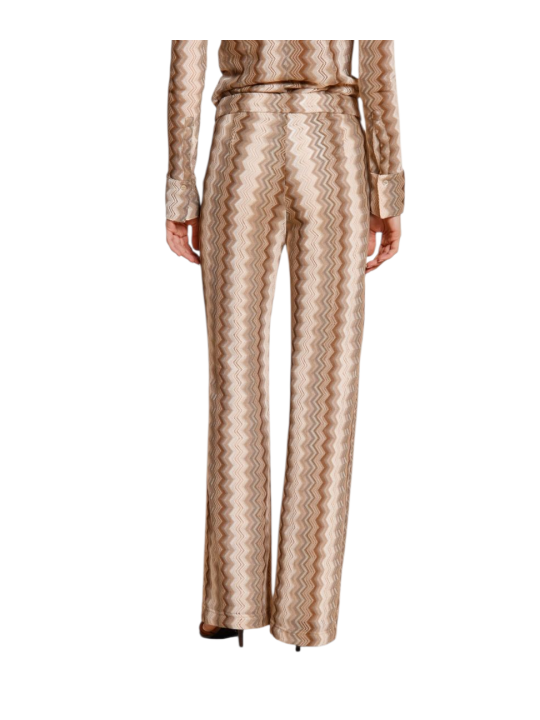 PANTALON JERSEY GRAphIC MISSONI EASY STRAIGHT MT681 057 MASONS FEMME vêtement arrière