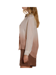 Chemise lin tie & die écru rose delhi RB300 20122 Mason's Femme fashion Strasbourg profil