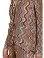 VESTE MAILLE LUREX VAGUES CHOCO ECRU HELENA MT680 058 MASONS FEMME Strasbourg zoom