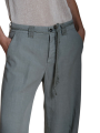 PANTALON LARGE NEWYORK STUDIO VERT LYOCELL LIN COTON MBE213 169 MASONS FEMME Strasbourg zoom