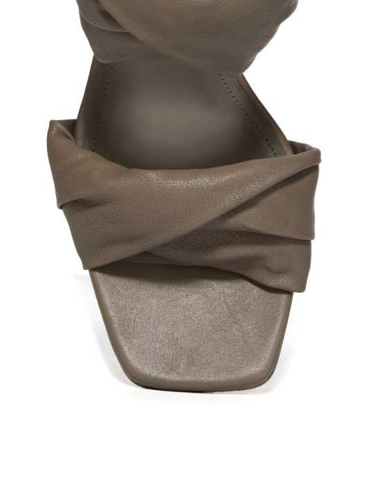 SANDALES DUST CANTILEVER 6 TWISTED RP01F 6884 LGY 34 RICK OWENS FEMME shoes Strasbourg détail