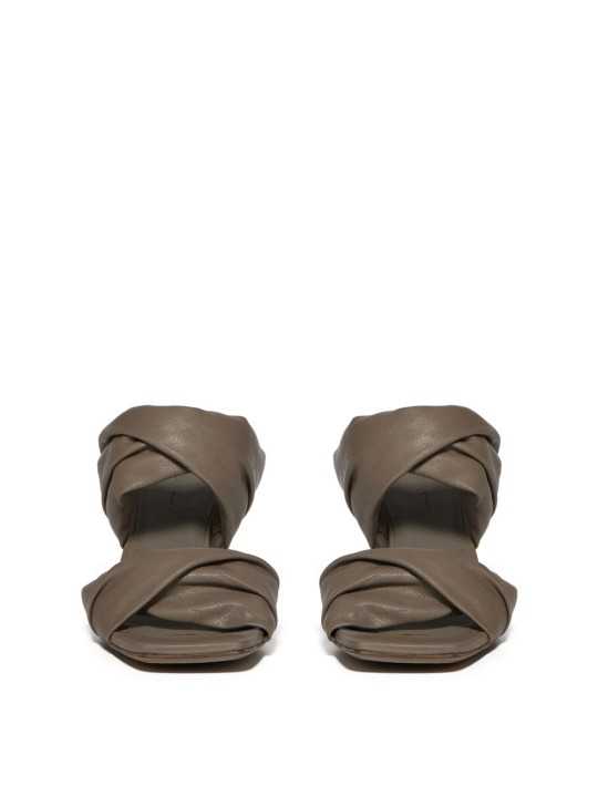 SANDALES DUST CANTILEVER 6 TWISTED RP01F 6884 LGY 34 RICK OWENS FEMME shoes Strasbourg face