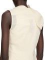 CHEMISETTE COL FOULARD VOILE DE COTON CREME BUTTER ISLAND SHIRT RICK OWENS FEMME RP01F 6136 CV 81 FASHION arr STRASBOURG