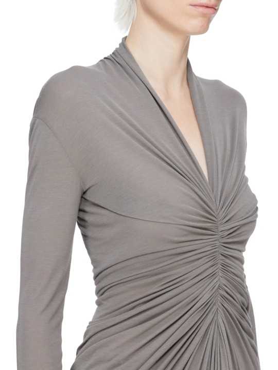 MAILLE AVANT PLISSEE SOLEIL DUST JERSEY TOP RADIANCE RICK OWENS FEMME RP01F 6201 JS 34 FASHION MODE DESIGNER STRASBOURG col