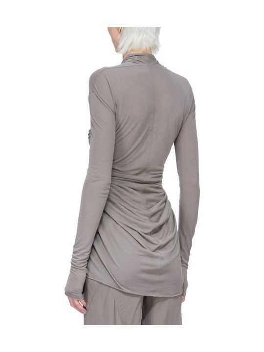 MAILLE AVANT PLISSEE SOLEIL DUST JERSEY TOP RADIANCE RICK OWENS FEMME RP01F 6201 JS 34 FASHION MODE DESIGNER STRASBOURG dos