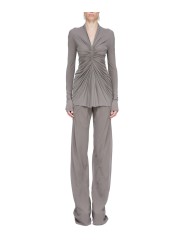 MAILLE AVANT PLISSEE SOLEIL DUST JERSEY TOP RADIANCE RICK OWENS FEMME RP01F 6201 JS 34 FASHION MODE DESIGNER STRASBOURG vue