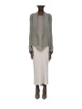 CARDIGAN WRAP EUCALYPTUS MEDIUM MERINOS RICK OWENS FEMME RP01F 6642 M 35 FASHION MODE DESIGNER CREATEUR STRASBOURG vue