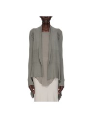 CARDIGAN WRAP EUCALYPTUS MEDIUM MERINOS RICK OWENS FEMME RP01F 6642 M 35 FASHION MODE DESIGNER CREATEUR STRASBOURG face