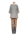SWEAT TOMMY T OVERSIZE EUCALYPTUS RICK OWENS FEMME RP01F 6204 JA 35 FASHION MODE DESIGNER CREATEUR STRASBOURG vue