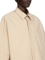 CHEMISE MANCHES 34 TOMMY SABLE SAND COTON RICK OWENS FEMME RP01F 6246 P 138 FASHION MODE CREATEUR AVANTGARDE STRASBOURG col