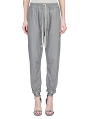Pantalon chevilles zip coton lien Eucalyptus Tecuatl Track Rick Owens Femme RP01F 6320 P 35 Designer fashion Strasbourg face