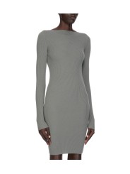 ROBE MAILLE DOS OUVERT EUCALYPTUS AL DRESS RICK OWENS FEMME RP01F 6616 RIBN 35 FASHION MODE DESIGNER profil STRASBOURG