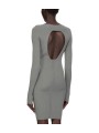 ROBE MAILLE DOS OUVERT EUCALYPTUS AL DRESS RICK OWENS FEMME RP01F 6616 RIBN 35 FASHION MODE DESIGNER dos STRASBOURG