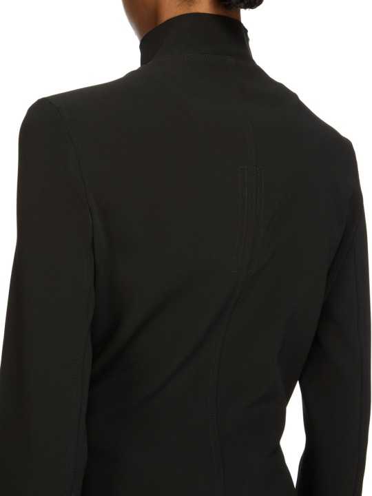 BLOUSON NOIR ZIP CADDY GARY JKT RP01F 6701 SY 09 RICK OWENS FEMME vêtement arr