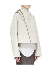 TRENCH COURT COL ECHARPE SABLE SAND CROPPED SCARF FLIGHT RICK OWENS FEMME RP01F 6720 FT 138 Fashion Mode Avant-garde profil