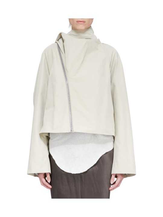 TRENCH COURT COL ECHARPE SABLE SAND CROPPED SCARF FLIGHT RICK OWENS FEMME RP01F 6720 FT 138 Fashion Mode Avant-garde face