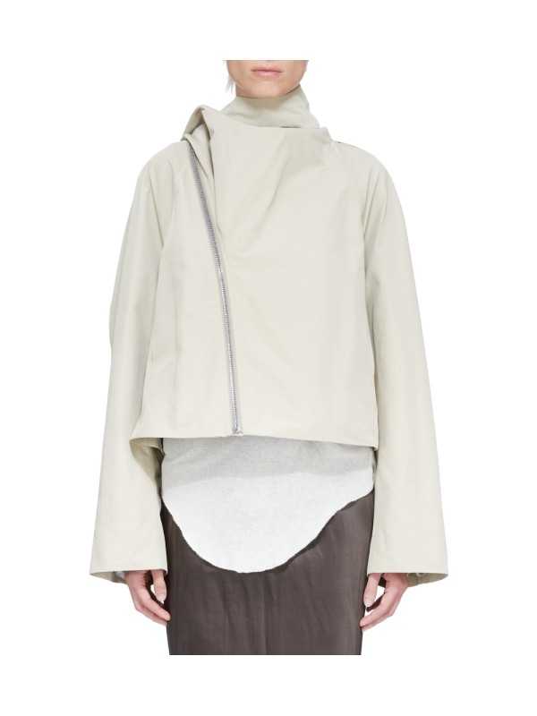 TRENCH COURT COL ECHARPE SABLE SAND CROPPED SCARF FLIGHT RICK OWENS FEMME RP01F 6720 FT 138 Fashion Mode Avant-garde face