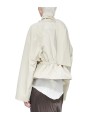 TRENCH COURT COL ECHARPE SABLE SAND CROPPED SCARF FLIGHT RICK OWENS FEMME RP01F 6720 FT 138 Fashion Mode Avant-garde dos