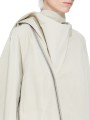 TRENCH COURT COL ECHARPE SABLE SAND CROPPED SCARF FLIGHT RICK OWENS FEMME RP01F 6720 FT 138 Fashion Mode Avant-garde col