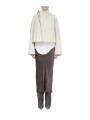 TRENCH COURT COL ECHARPE SABLE SAND CROPPED SCARF FLIGHT RICK OWENS FEMME RP01F 6720 FT 138 Fashion Mode Avant-garde vue