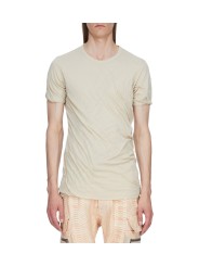 TSHIRT DOUBLE MC SABLE SAND RICK OWENS HOMME RU01F 2256 UCDB 138 FASHION DESIGNER CREATEUR STRASBOURG BOUTIQUE face