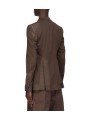 VESTE COSTUME VOILE DE COTON DARK DUST FOG POCKET SOFT SOFT BLAZER RICK OWENS HOMME RU01F 2724 CV FASHION DESIGNER CREATEUR dos