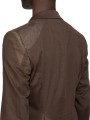 VESTE COSTUME VOILE DE COTON DARK DUST FOG POCKET SOFT SOFT BLAZER RICK OWENS HOMME RU01F 2724 CV FASHION DESIGNER zoom