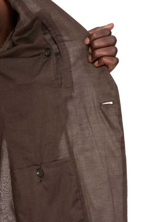 VESTE COSTUME VOILE DE COTON DARK DUST FOG POCKET SOFT SOFT BLAZER RICK OWENS HOMME RU01F 2724 CV FASHION DESIGNER in