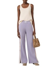 DEBARDEUR MAILLE BOUTONS DOS FENTE BURRO CAMMELLO NUDE TK 72S 101U69 ELISABETTA Franchi femme look