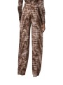 PANTALON VISCOSE PRINT CROCO CACAO PA 162 6354 644 ELISABETTA FRANCHI FEMME Fashion Mode Strasbourg arrière