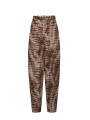 PANTALON VISCOSE PRINT CROCO CACAO PA 162 6354 644 ELISABETTA FRANCHI FEMME Fashion Mode Strasbourg solo